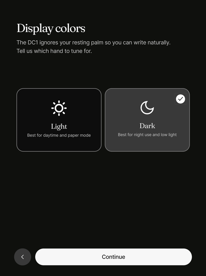 Daylight onboarding screen 15 of 55