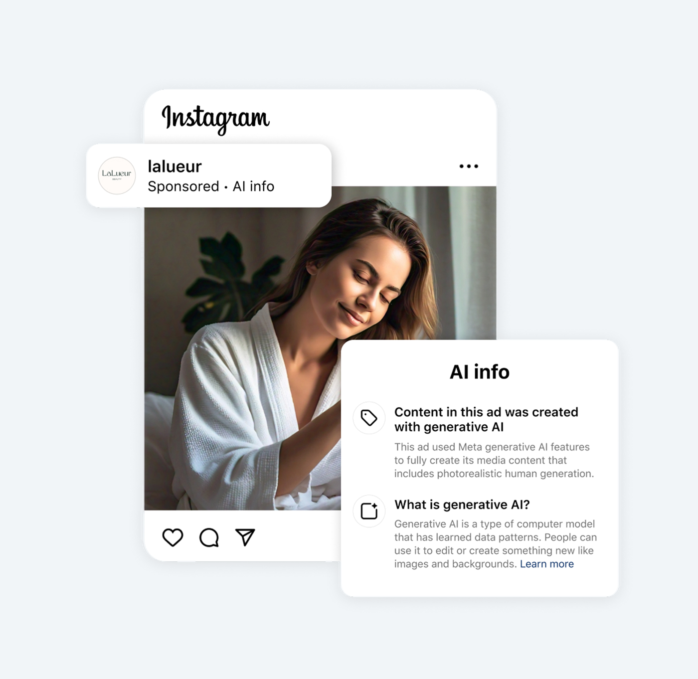Self-disclosure and special-case transparency labels on ads